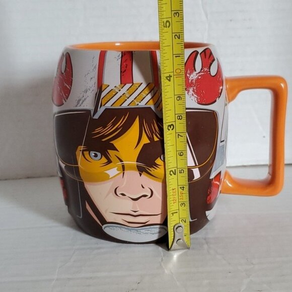 Disney Star Wars Luke Skywalker 3D X-Wing Pilot Ceramic Mug Cup Coffee Tea Cocoa - Picture 5 of 10